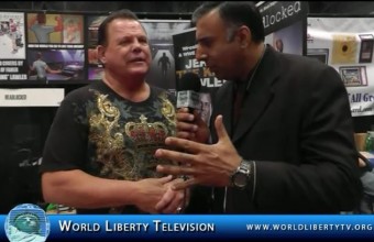 Jerry  “The King” Lawler Wrestling Champion  interview at Comic Con-2014